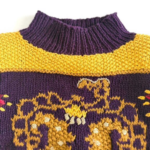 Vintage Bronte, Knitted by Hand Sweater - Picture 2 of 5